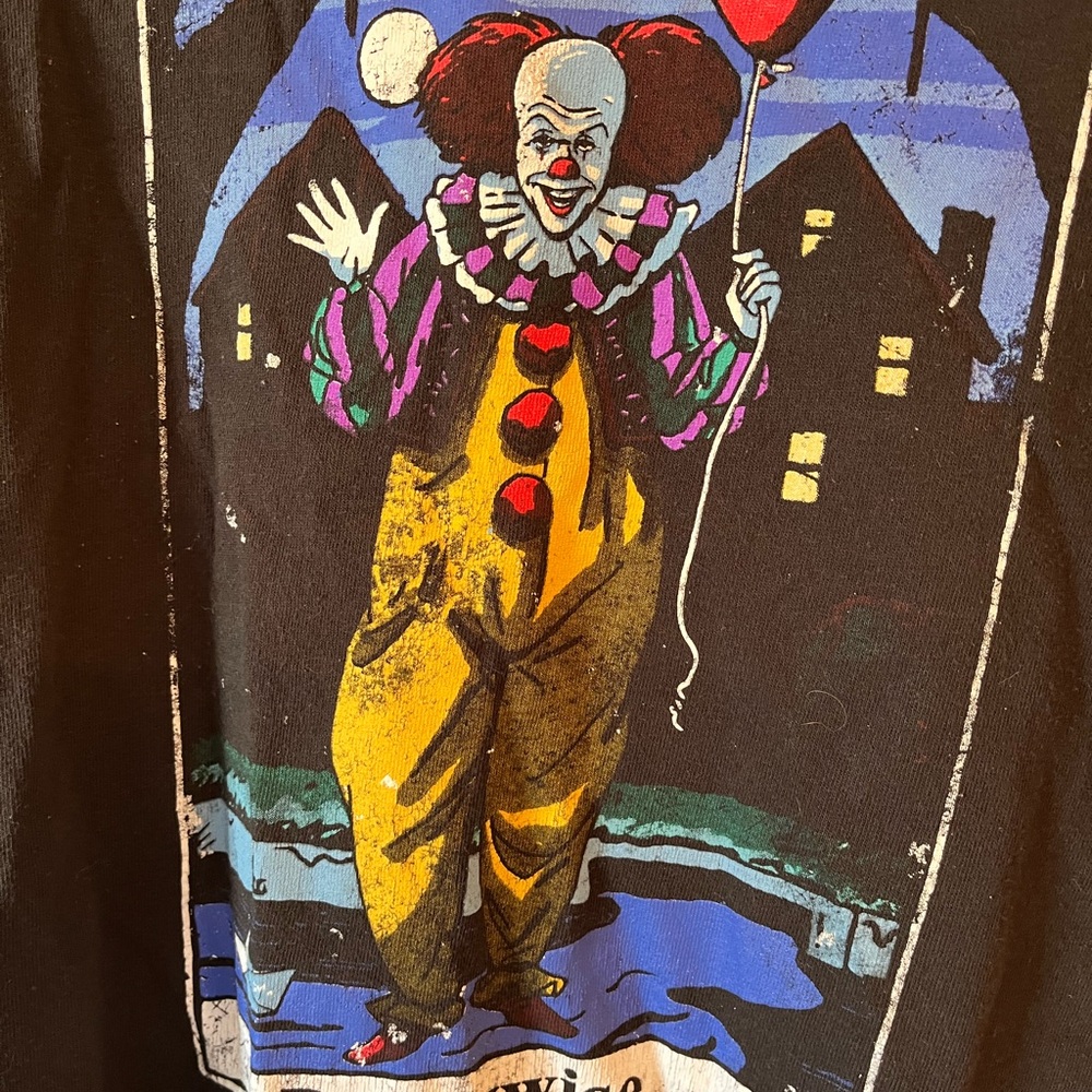 IT-Pennywise Clown Graphic T-Shirt